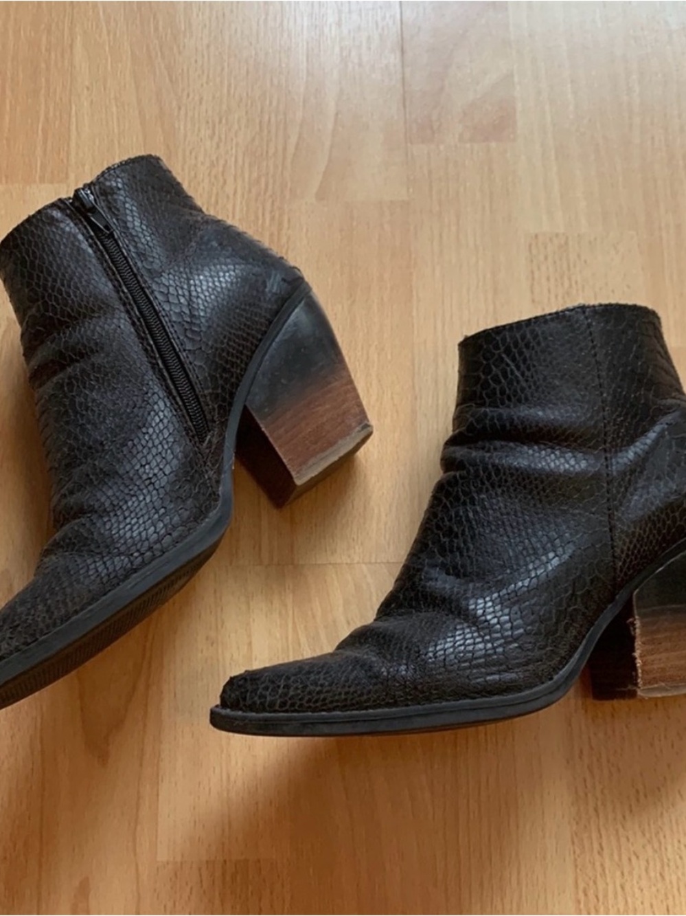 Buckle Brown Booties